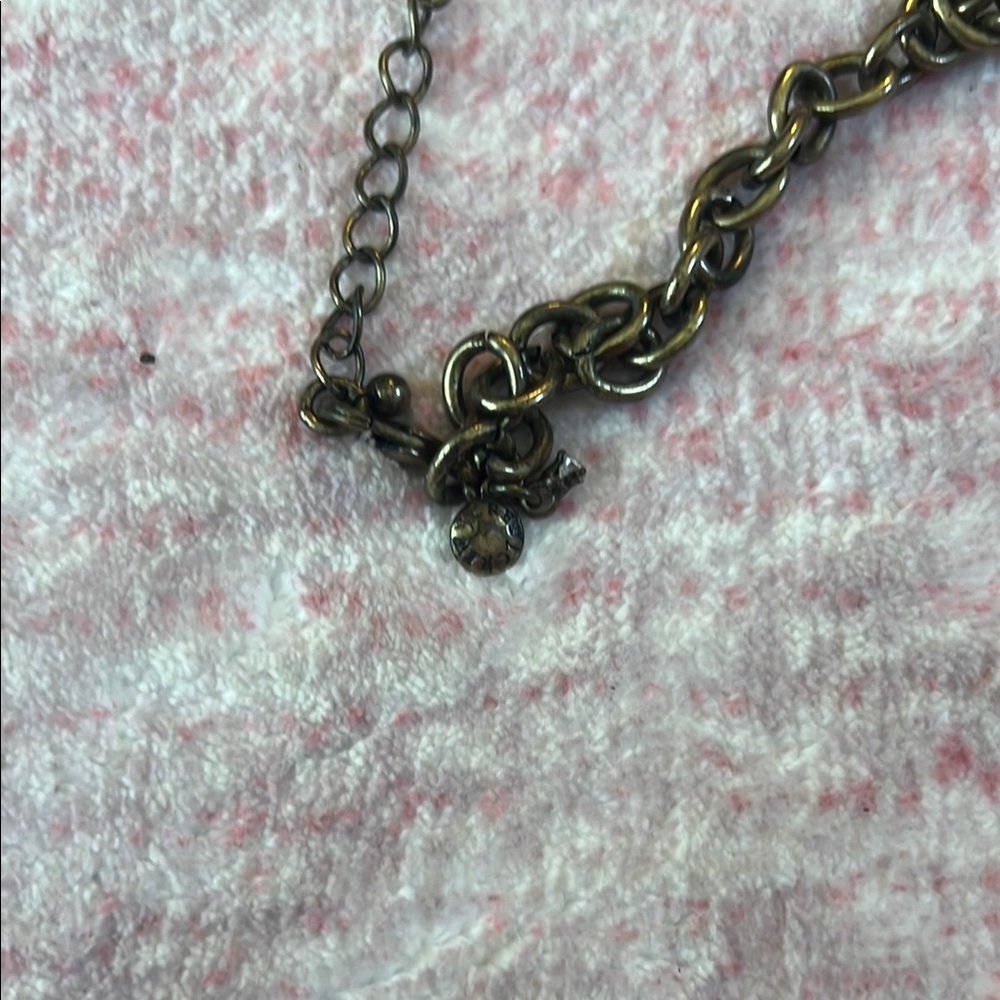 J. Crew Pink and Blue Iridescent Bead Necklace - Picture 2 of 10